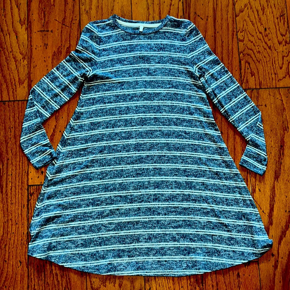Uber soft XXS Lou and Grey navy and white striped dress- never worn!